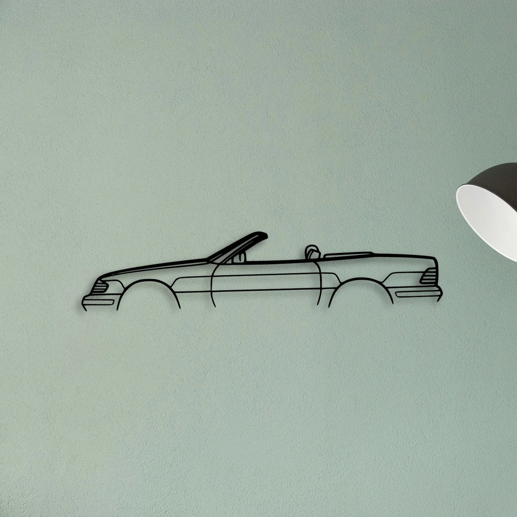 SL Class R129 Classic Silhouette Metal Wall Art - Tinvibe