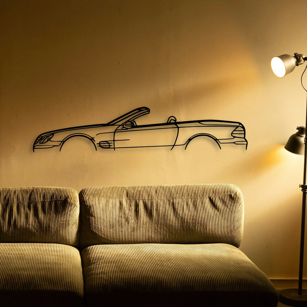 SL55 2007 Classic Silhouette Metal Wall Art - Tinvibe