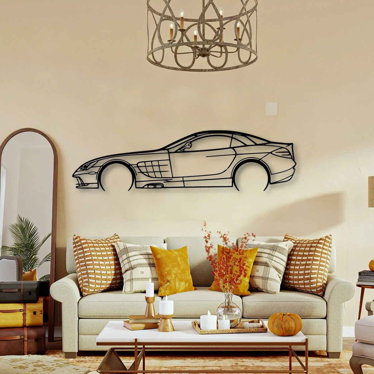 SLR 2008 Classic Silhouette Metal Wall Art - Tinvibe