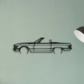 SL 1987 Classic Silhouette Metal Wall Art - Tinvibe