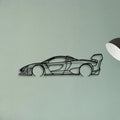 Senna GTR Classic Silhouette Metal Wall Art - Tinvibe