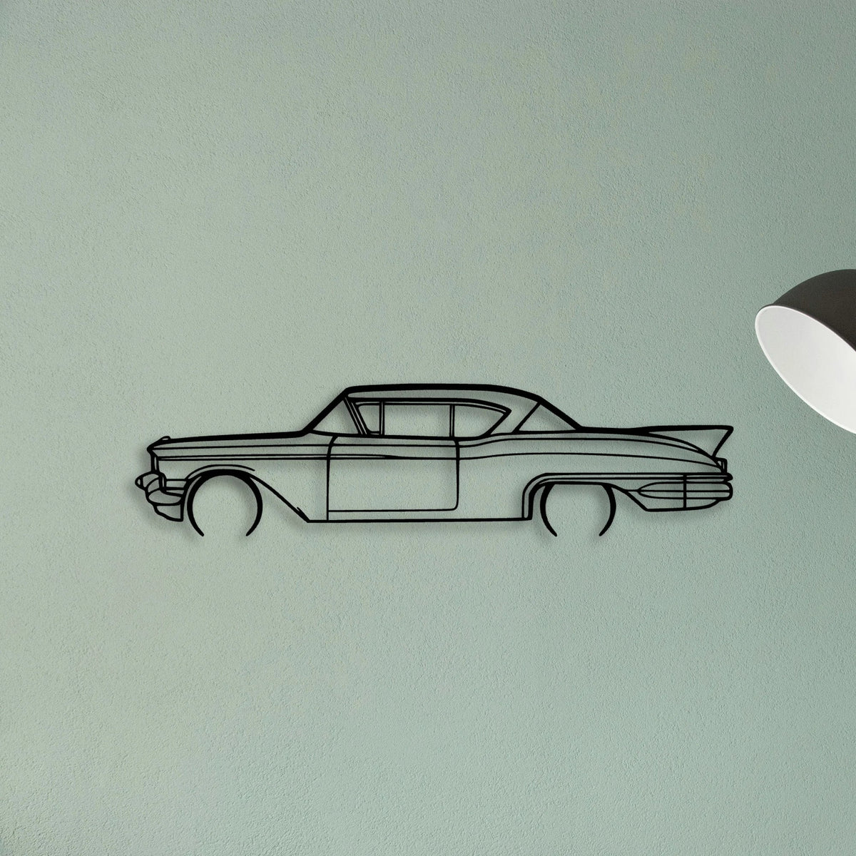 SEV 1957 Classic Silhouette Metal Wall Art - Tinvibe