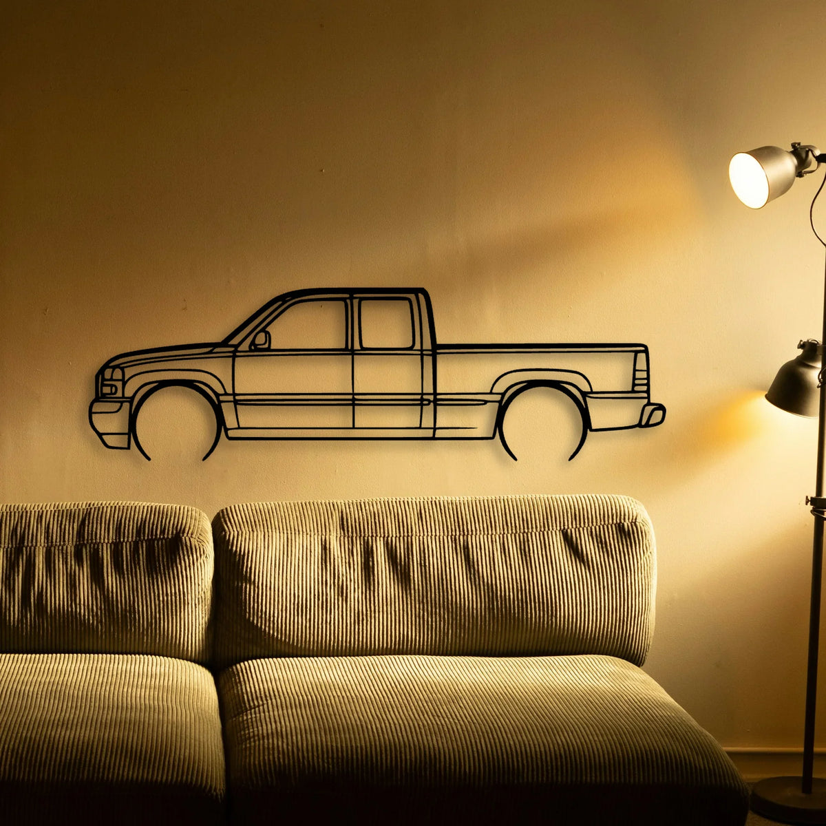 Sierra Classic Silhouette Metal Wall Art - Tinvibe