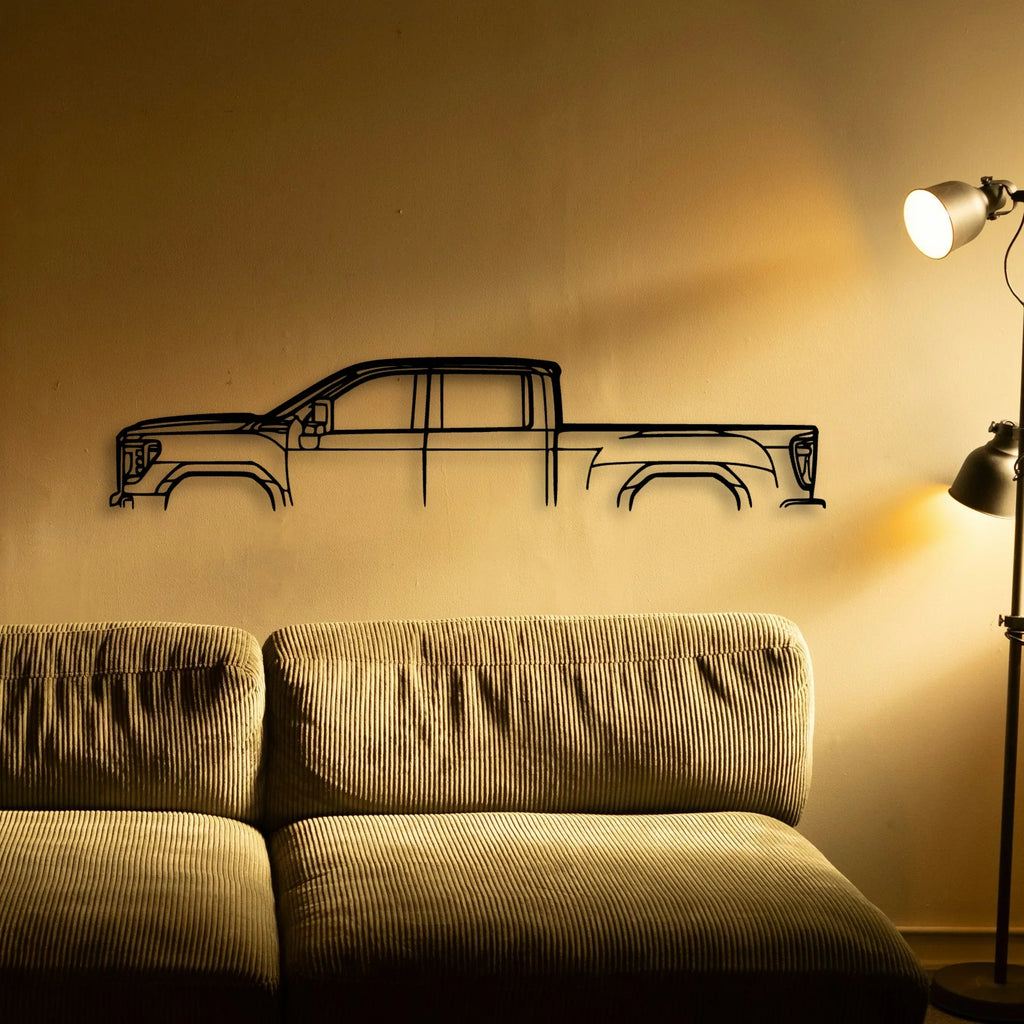 Sierra 2500 GT4 Classic Silhouette Metal Wall Art - Tinvibe