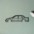 Sierra RS 1989 V2 Classic Silhouette Metal Wall Art - Tinvibe