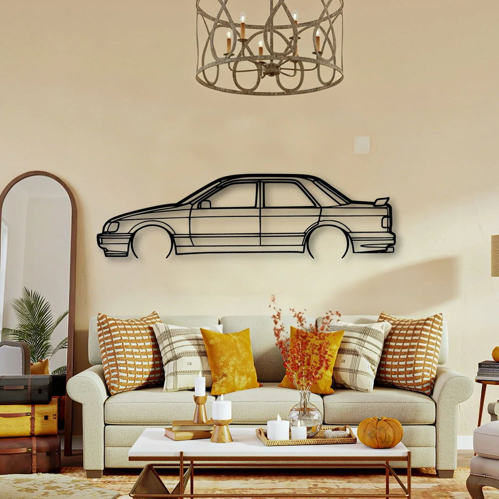 Sierra RS 1989 V2 Classic Silhouette Metal Wall Art - Tinvibe
