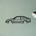 Sierra XR4I 1983 Classic Silhouette Metal Wall Art - Tinvibe
