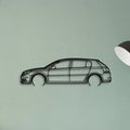 Signum V6 2006 Classic Silhouette Metal Wall Art - Tinvibe