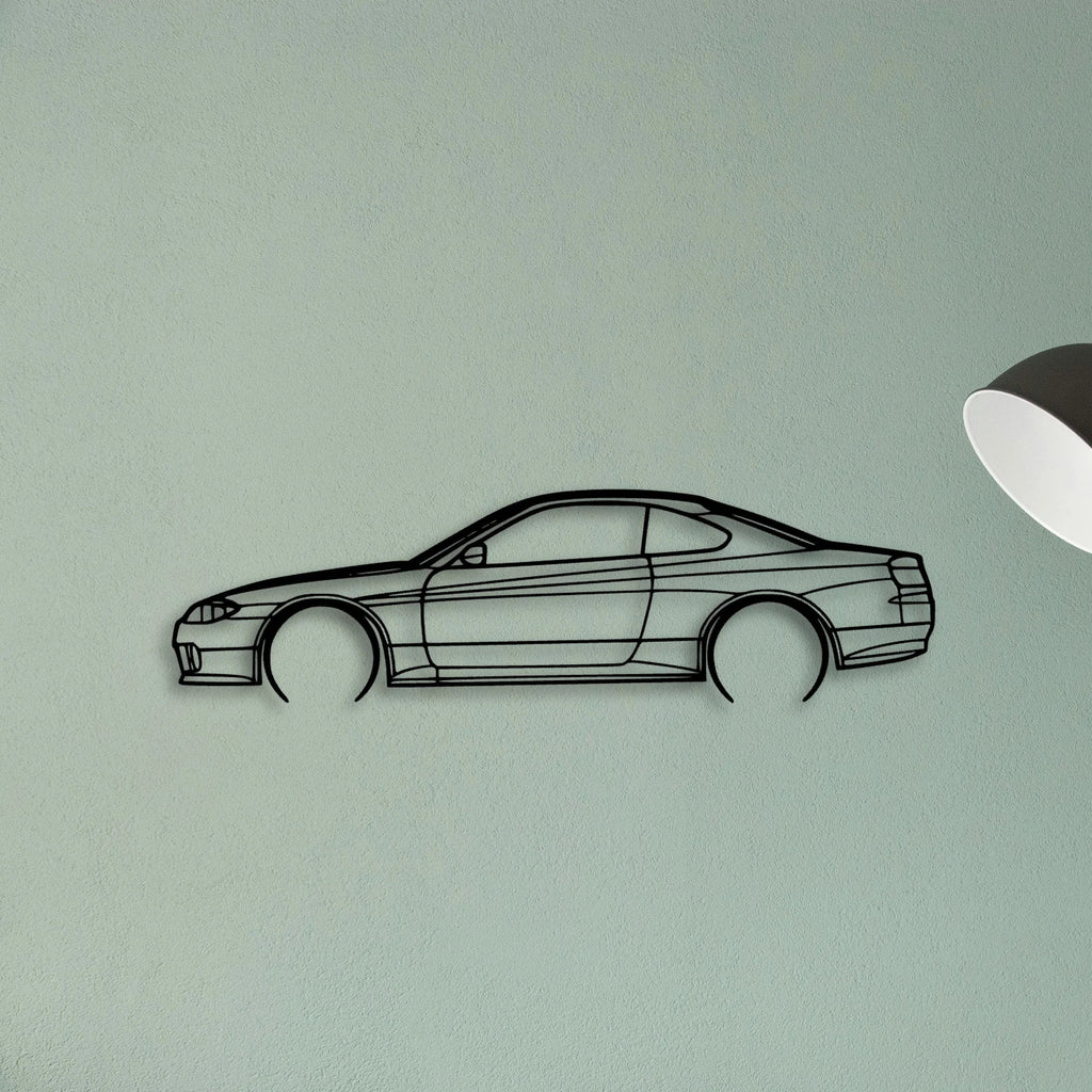 Silvia S15 3 Classic Silhouette Metal Wall Art - Tinvibe