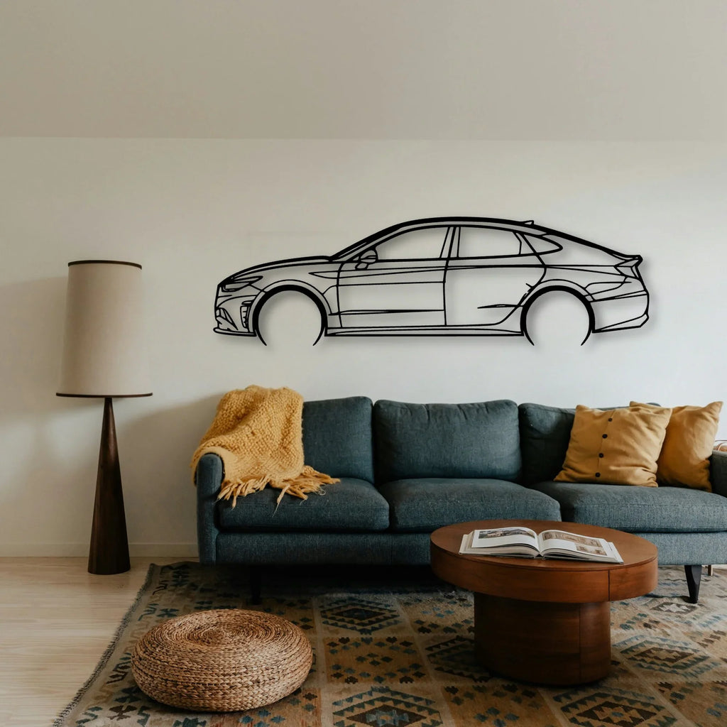 Sonata 2022 Classic Silhouette Metal Wall Art - Tinvibe