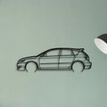 Speed 3 2008 Classic Silhouette Metal Wall Art - Tinvibe