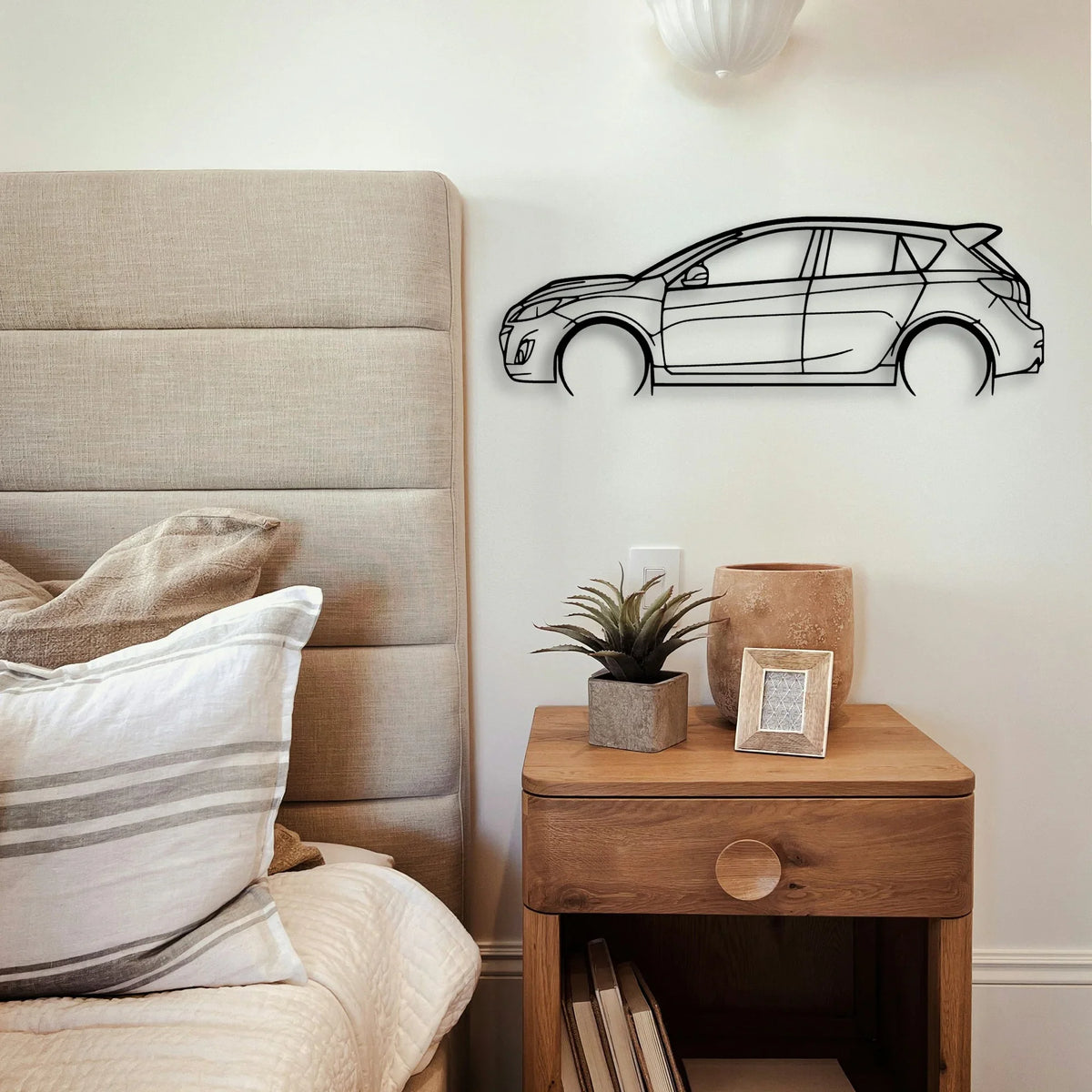 Speed 3 2012 Classic Silhouette Metal Wall Art - Tinvibe