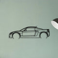 Speedster 2 2004 Classic Silhouette Metal Wall Art - Tinvibe