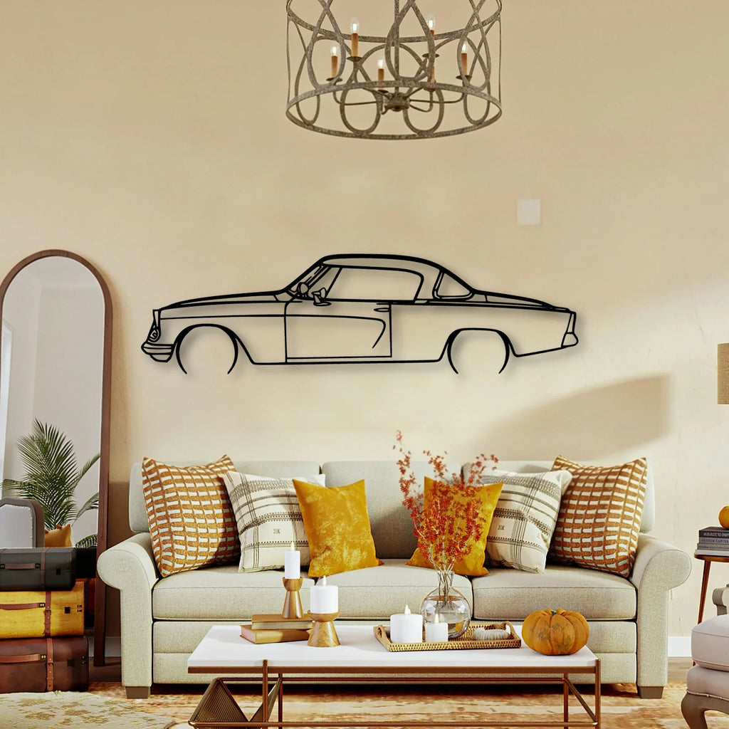 Starliner 1953 Classic Silhouette Metal Wall Art - Tinvibe