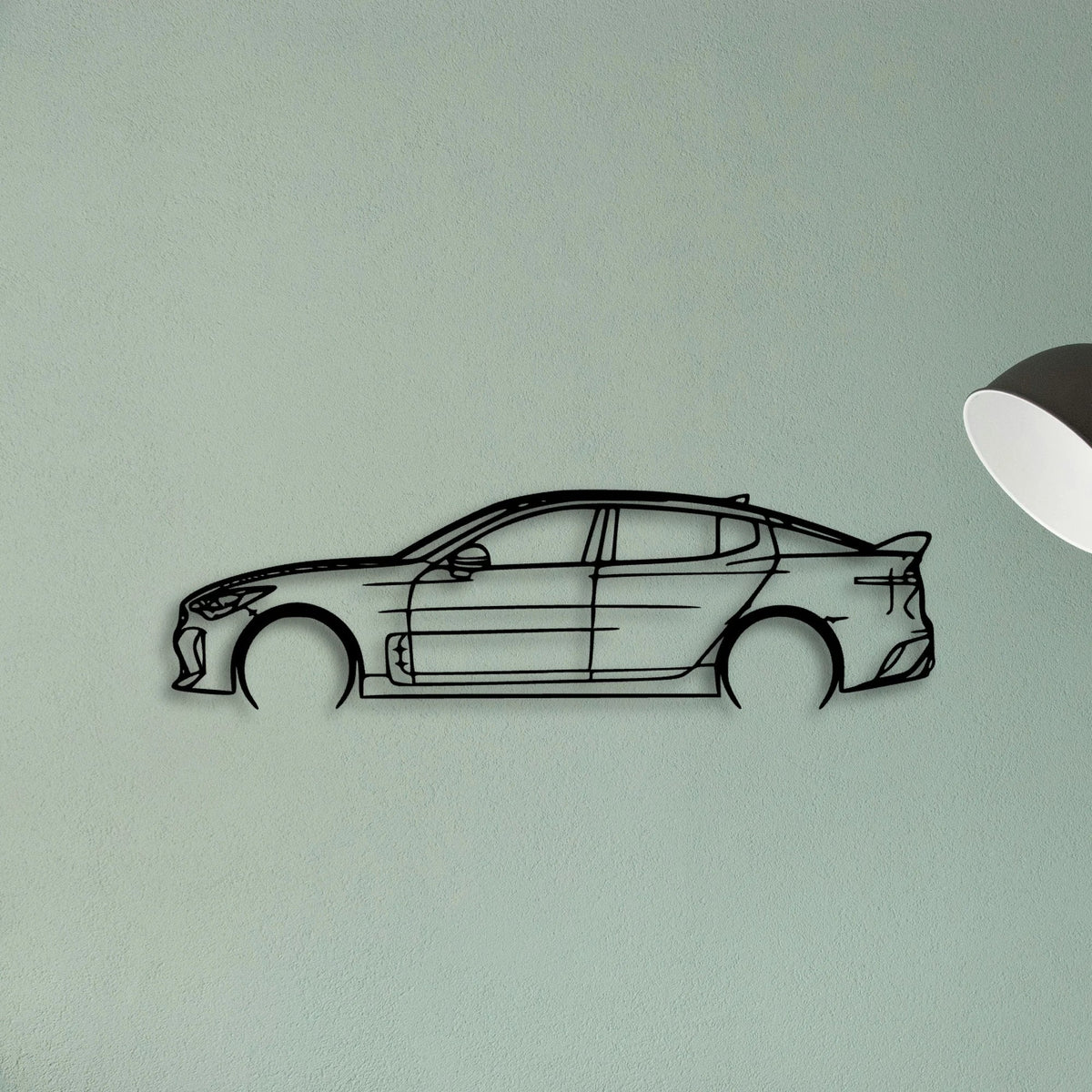 Stinger GT2 2022 Classic Silhouette Metal Wall Art - Tinvibe