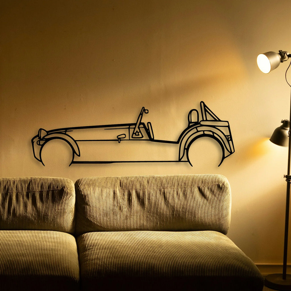 Super 7 Classic Silhouette Metal Wall Art - Tinvibe