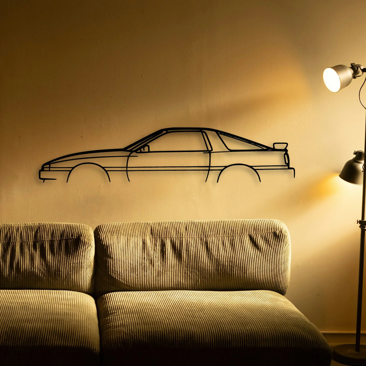 Supra MK3 Classic Silhouette Metal Wall Art - Tinvibe