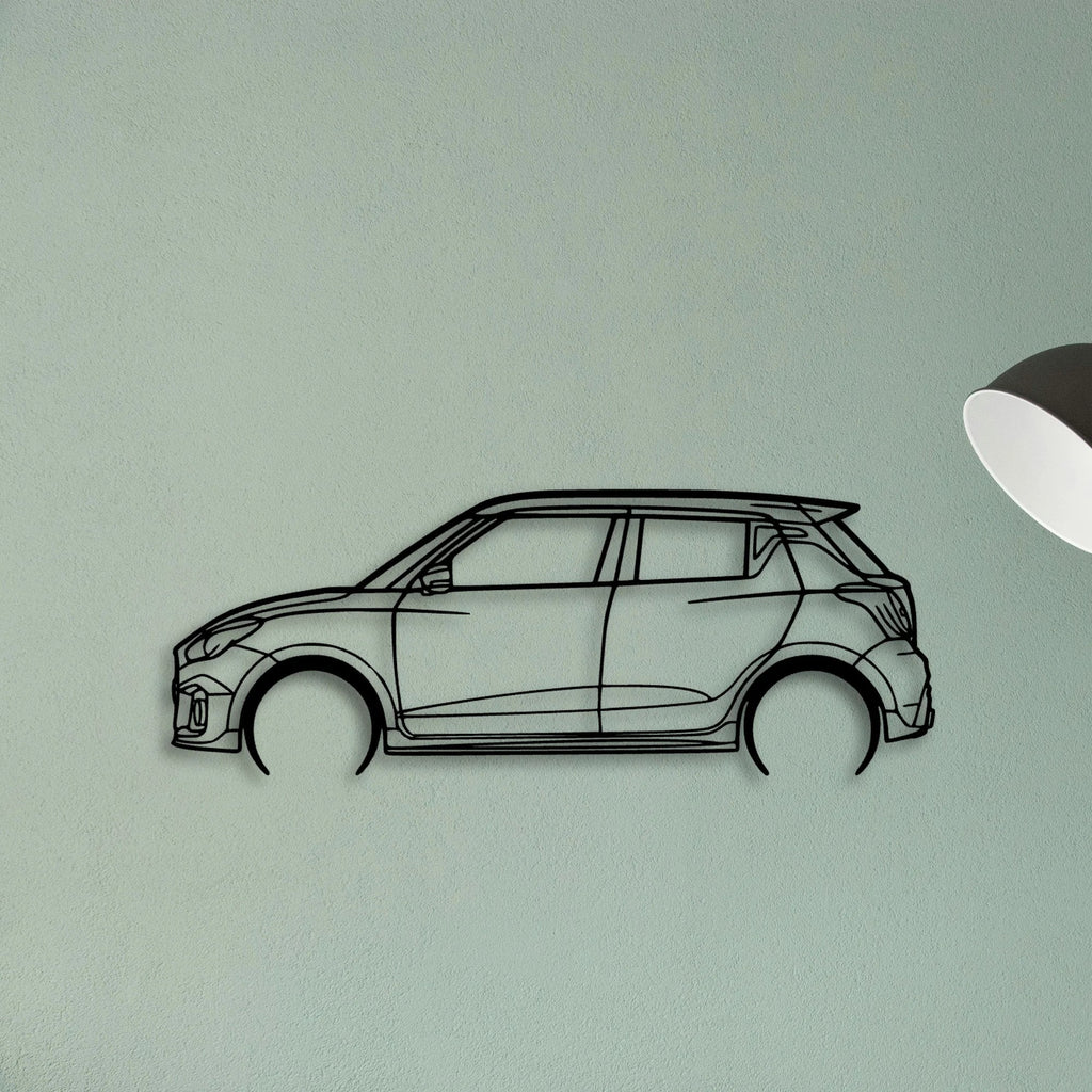 Swift Sport 2022 Classic Silhouette Metal Wall Art - Tinvibe