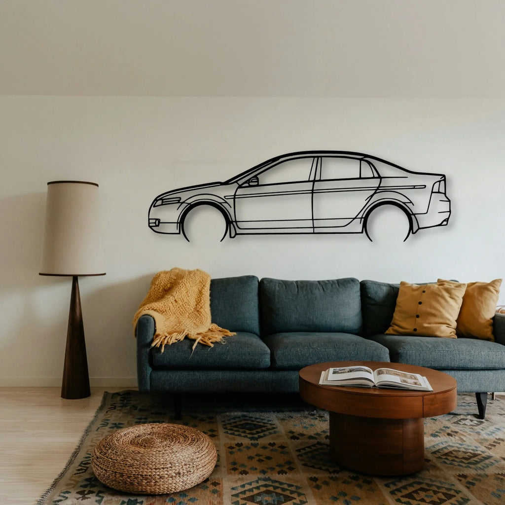 TL 2007 Classic Silhouette Metal Wall Art - Tinvibe