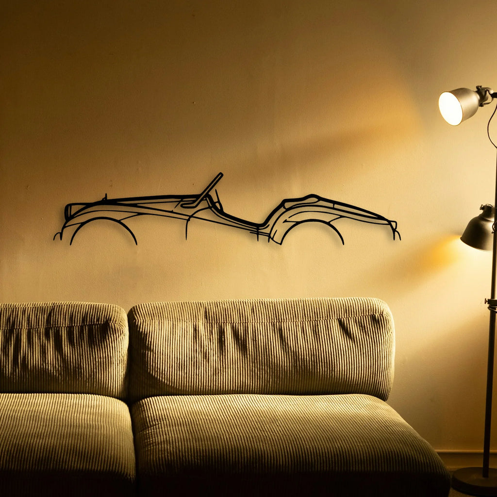 TR3A 1959 Classic Silhouette Metal Wall Art - Tinvibe