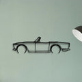 TR4A IRS 2 Classic Silhouette Metal Wall Art - Tinvibe