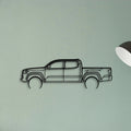 Tacoma Lunar Rock 2 Classic Silhouette Metal Wall Art - Tinvibe
