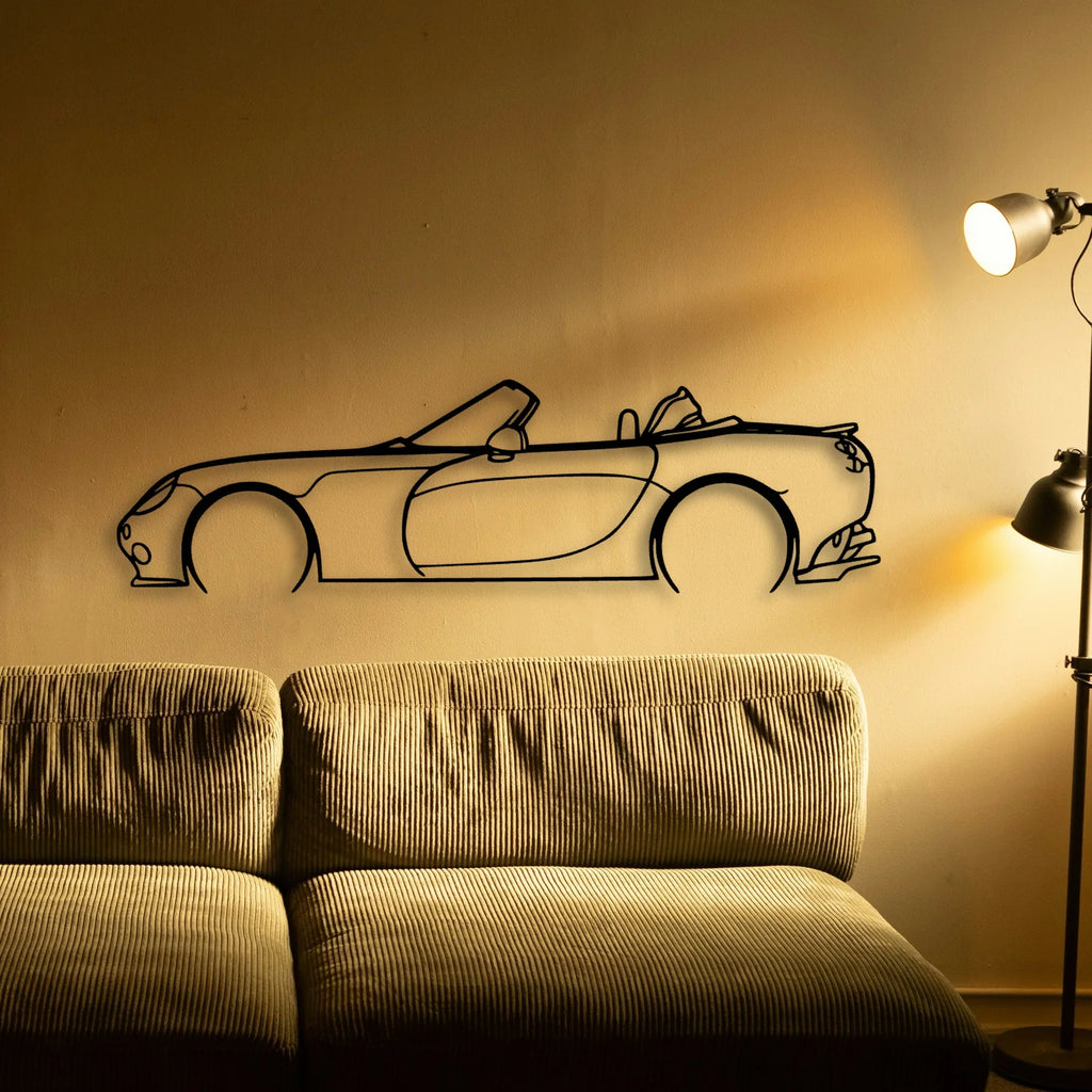 Tamora 2004 Classic Silhouette Metal Wall Art - Tinvibe