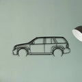 Trailblazer SS 2007 Classic Silhouette Metal Wall Art - Tinvibe