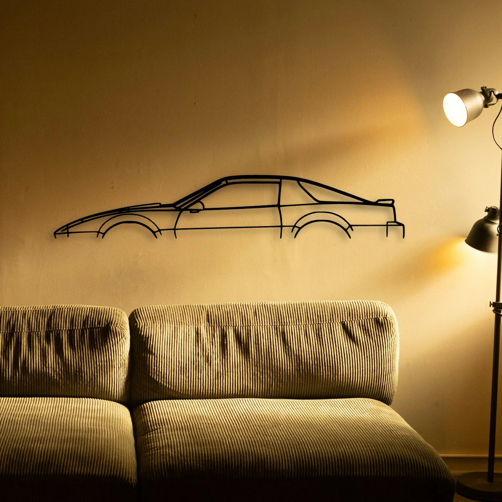 Trans AM 1982 Classic Silhouette Metal Wall Art - Tinvibe