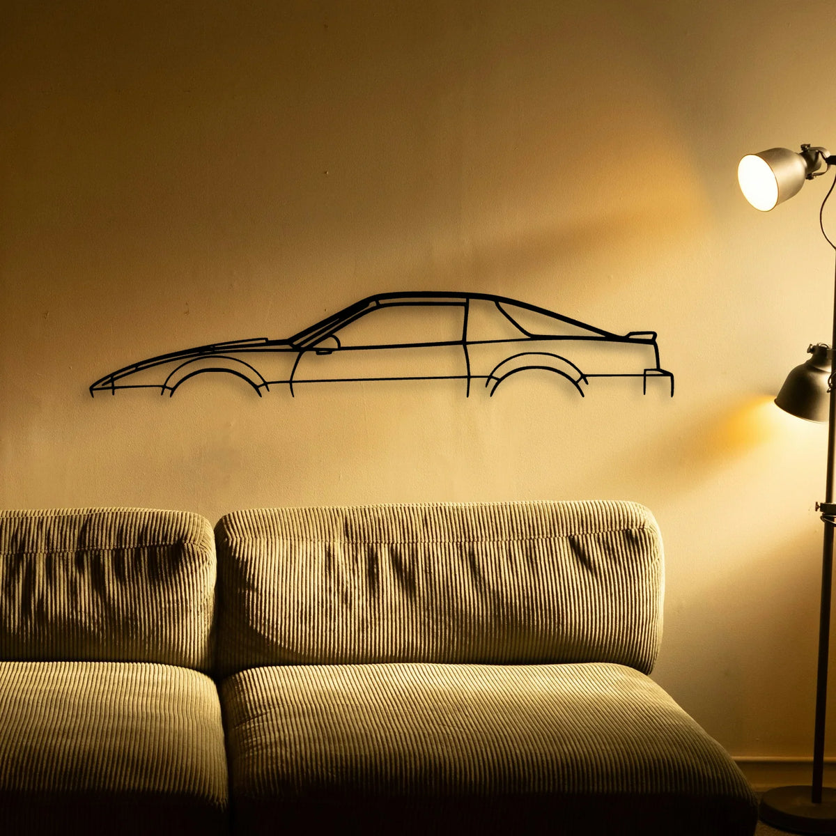 Trans AM 1982 Classic Silhouette Metal Wall Art - Tinvibe