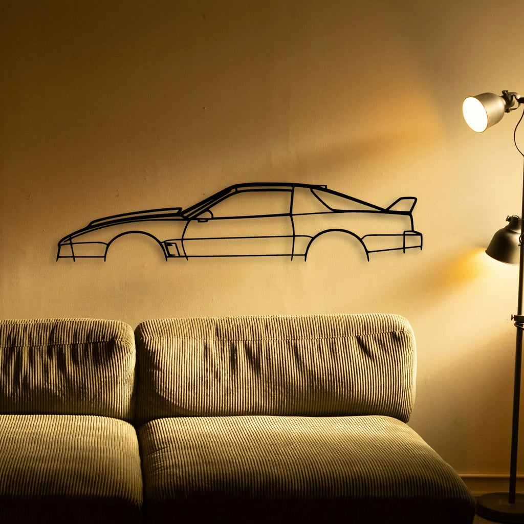 Trans AM 1986 Classic Silhouette Metal Wall Art - Tinvibe