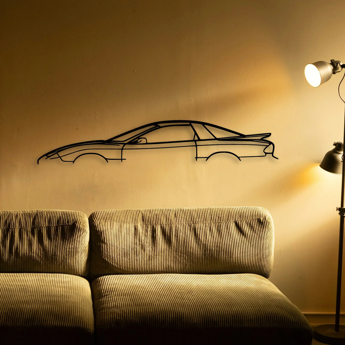 Trans AM 2002 Classic Silhouette Metal Wall Art - Tinvibe