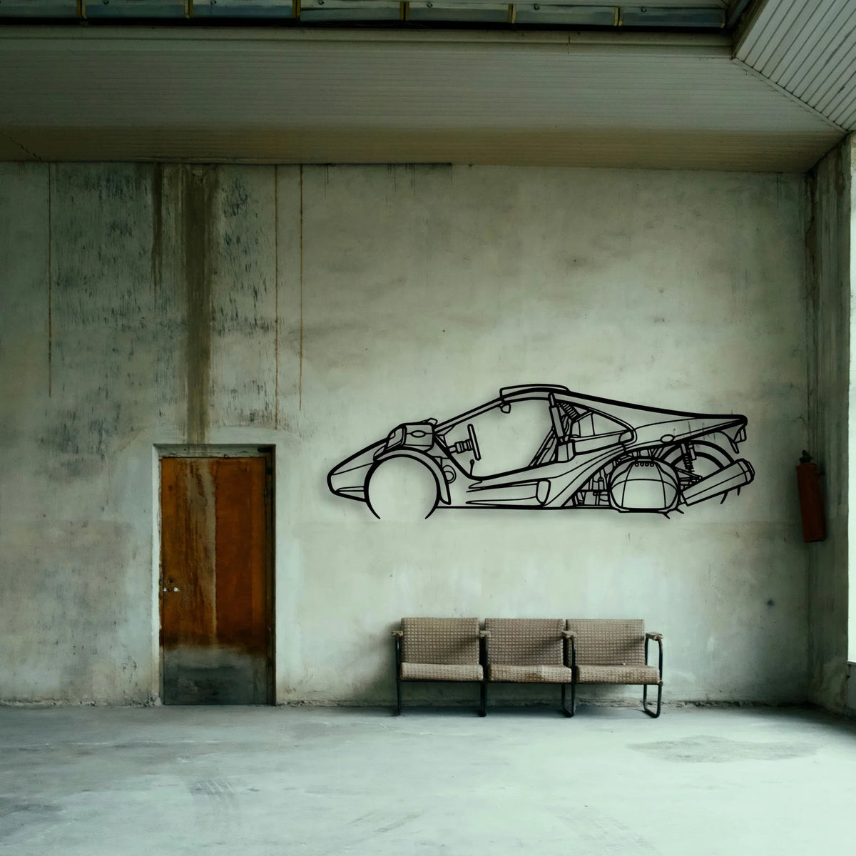 Trex 2022 Classic Silhouette Metal Wall Art - Tinvibe