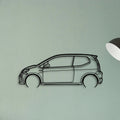 UP GTI 2019 Classic Silhouette Metal Wall Art - Tinvibe