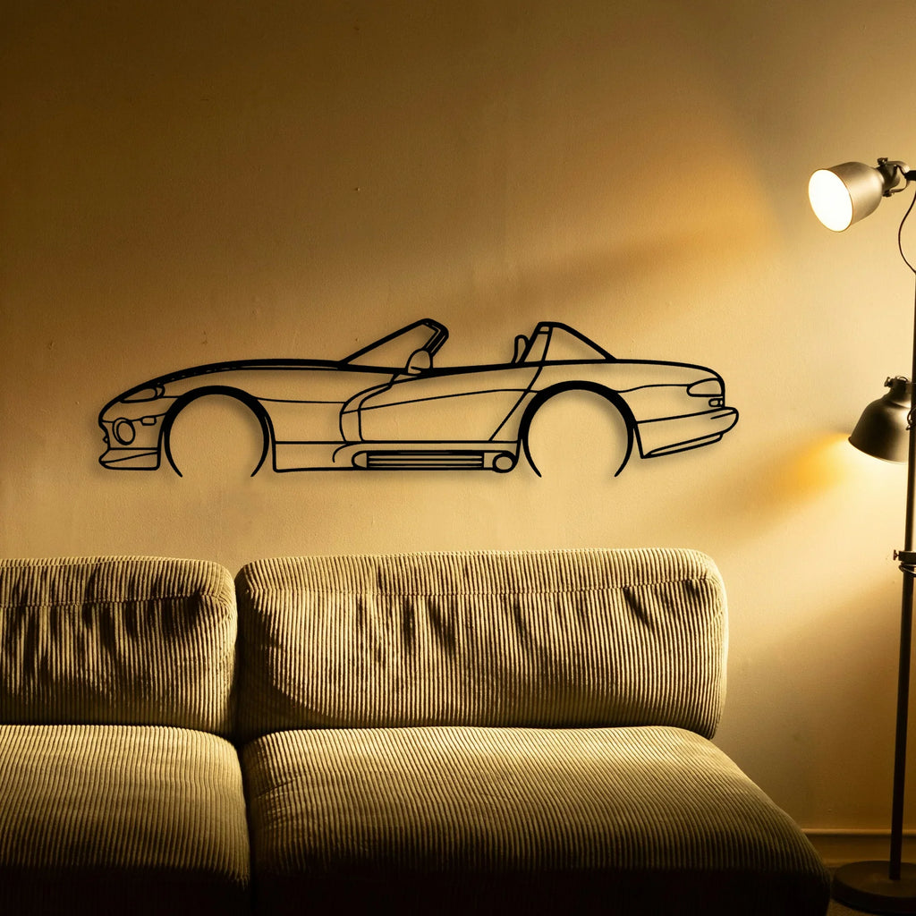 Viper 1993 RT10 Classic Silhouette Metal Wall Art - Tinvibe