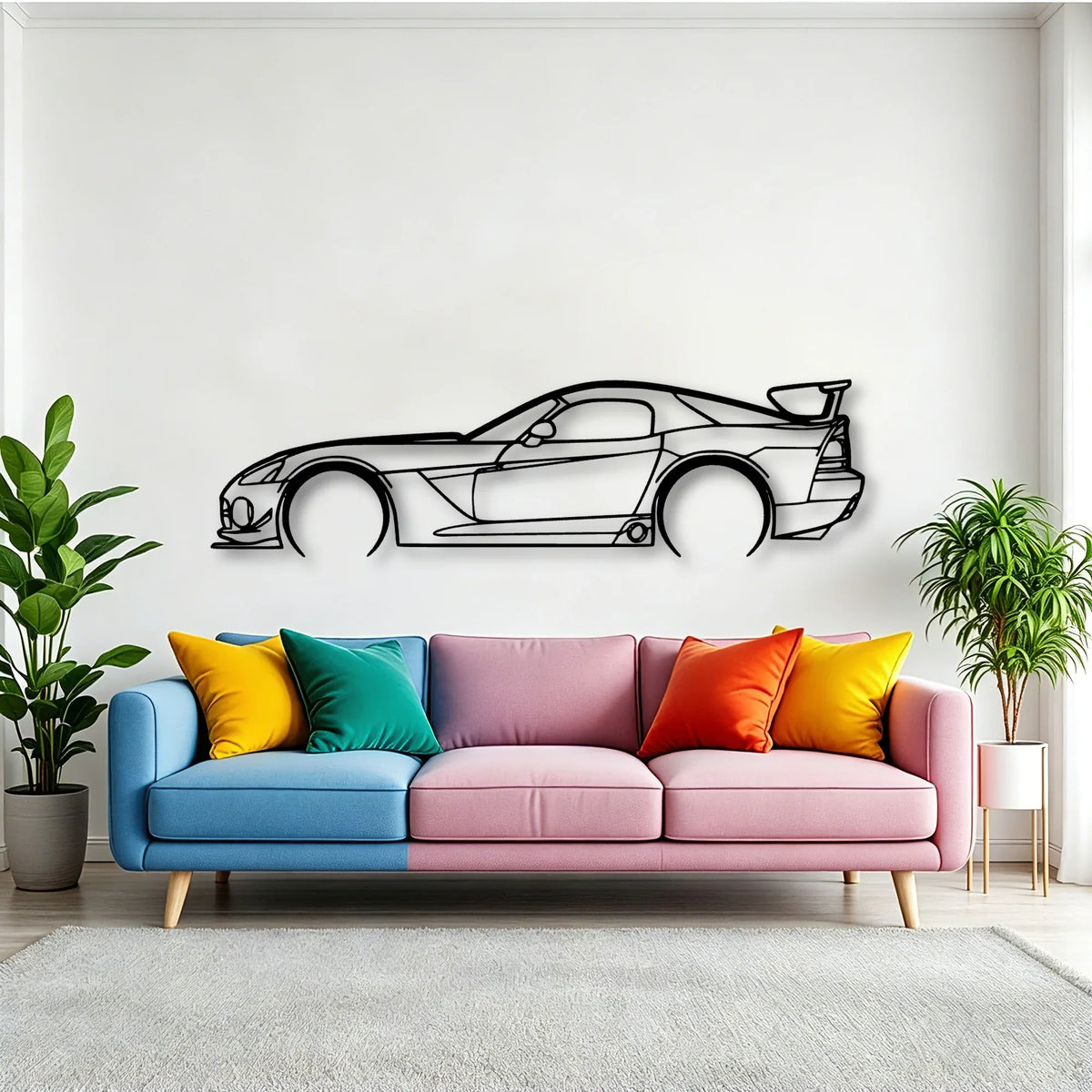 Viper ACR 2009 Classic Silhouette Metal Wall Art - Tinvibe