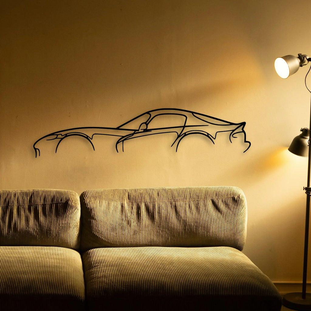 Viper GTS Classic Silhouette Metal Wall Art - Tinvibe
