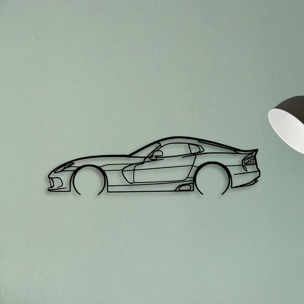 Viper GEN 5 Classic Silhouette Metal Wall Art - Tinvibe
