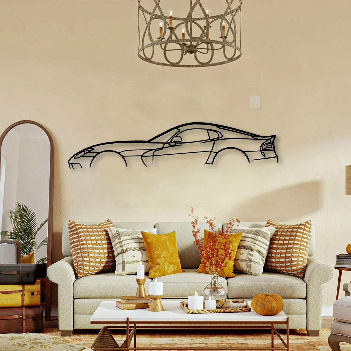 Viper GEN 5 2 Classic Silhouette Metal Wall Art - Tinvibe
