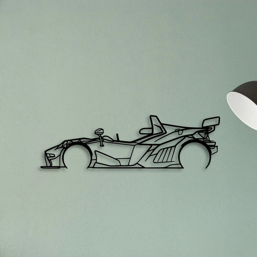 X BOW Classic Silhouette Metal Wall Art - Tinvibe