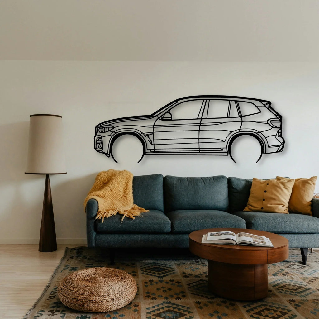 X3 M40I Classic Silhouette Metal Wall Art - Tinvibe