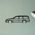 XC70 1999 Classic Silhouette Metal Wall Art - Tinvibe