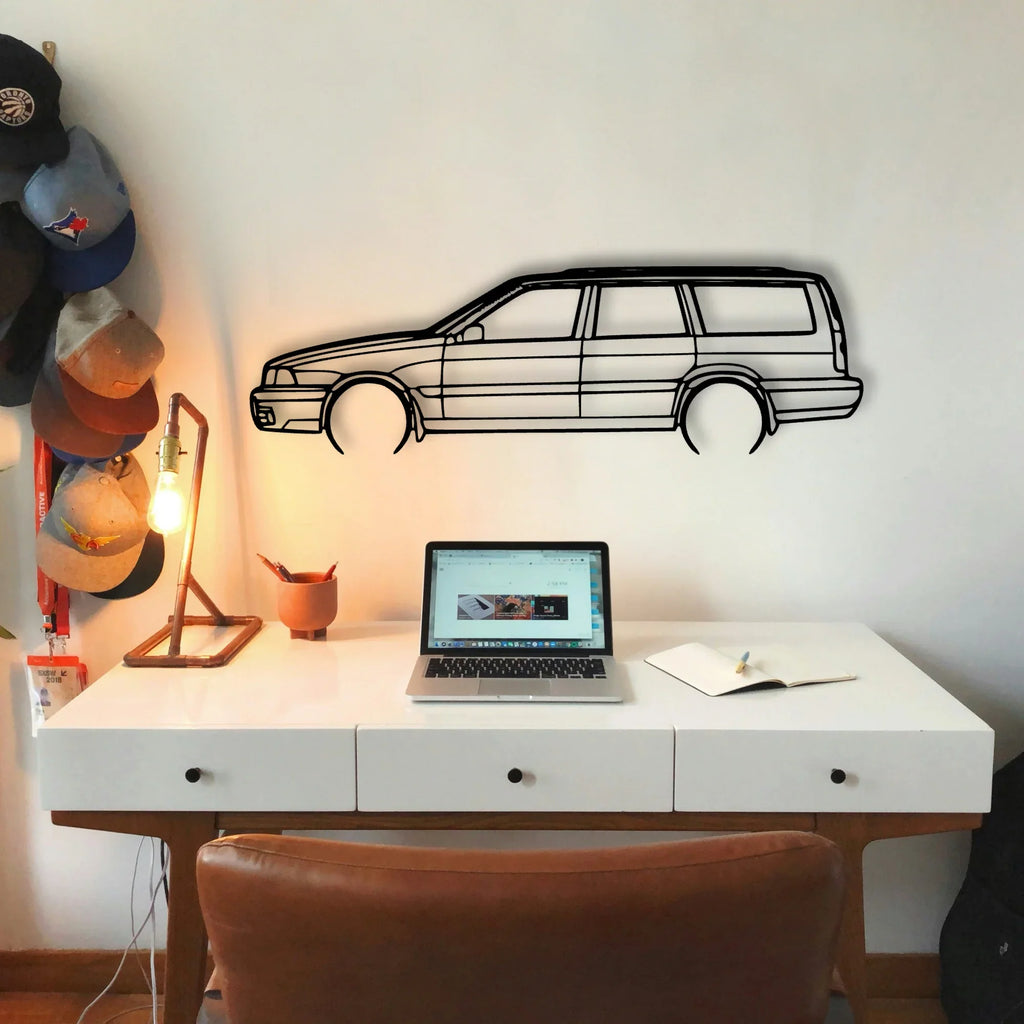 XC70 1999 Classic Silhouette Metal Wall Art - Tinvibe