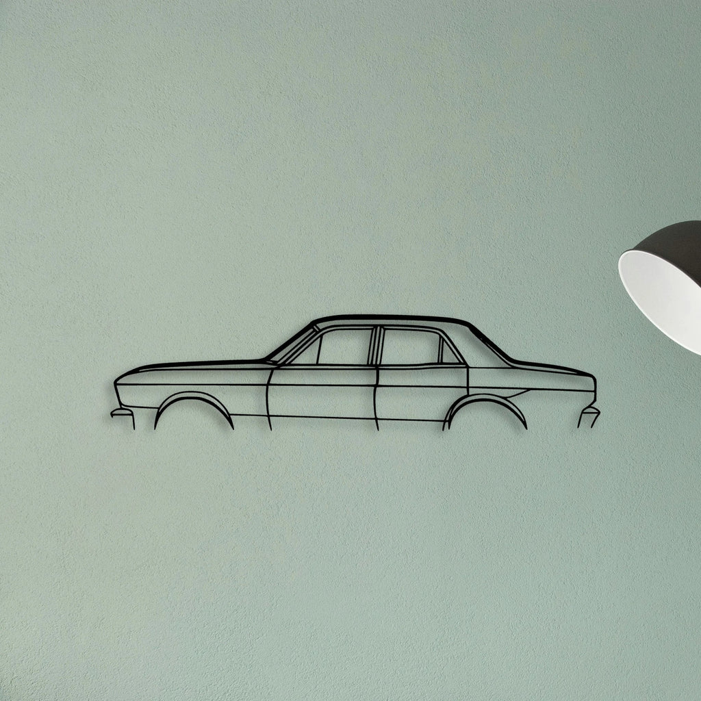 XR FAIRMONT 1967 Classic Silhouette Metal Wall Art - Tinvibe