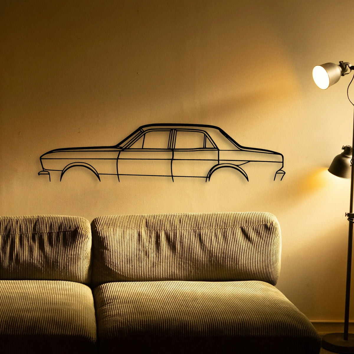XR FAIRMONT 1967 Classic Silhouette Metal Wall Art - Tinvibe
