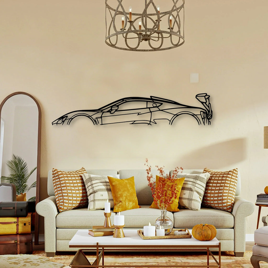 Zenvo TSR 2020 Classic Silhouette Metal Wall Art - Tinvibe