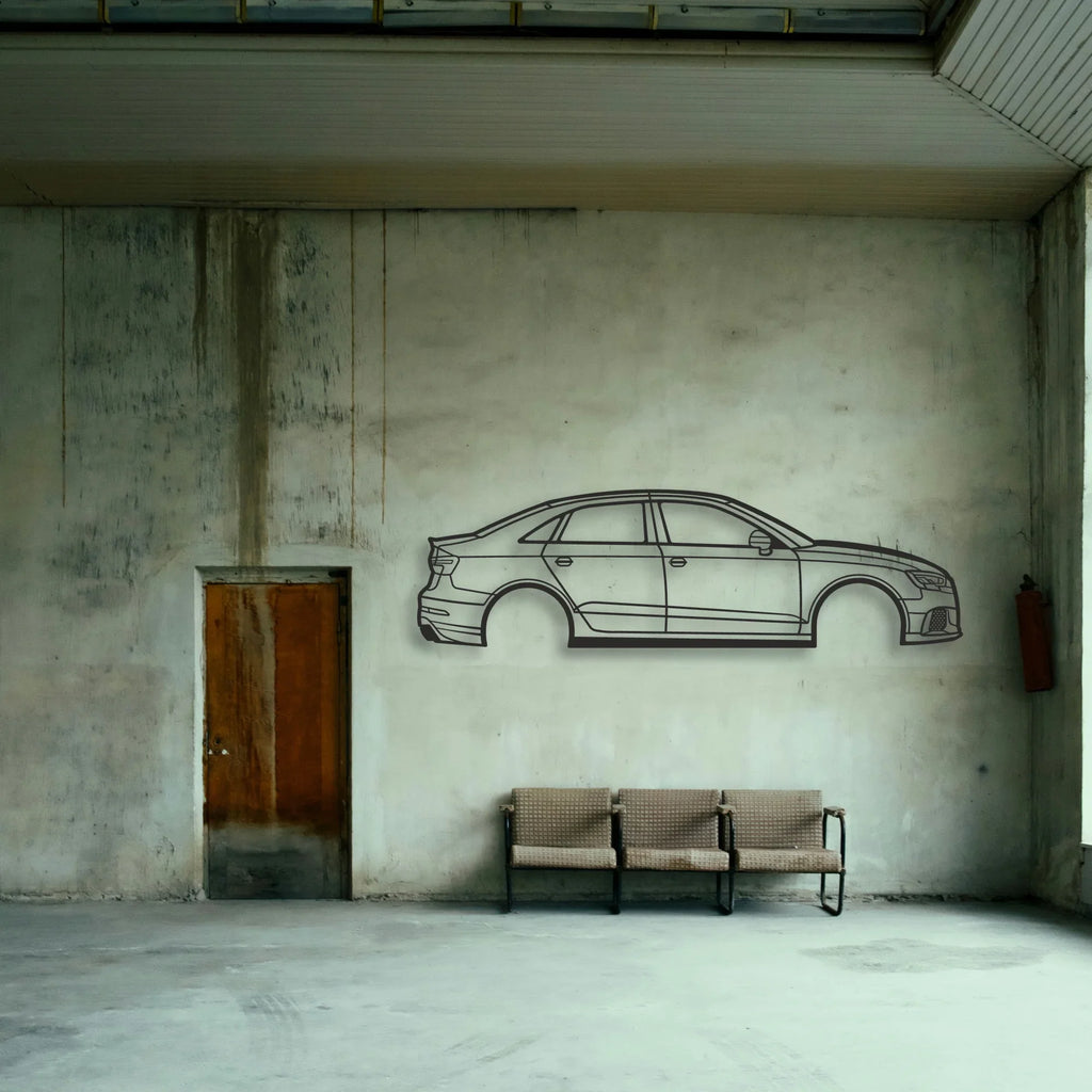 A RS3 Classic Silhouette Metal Wall Art - Tinvibe
