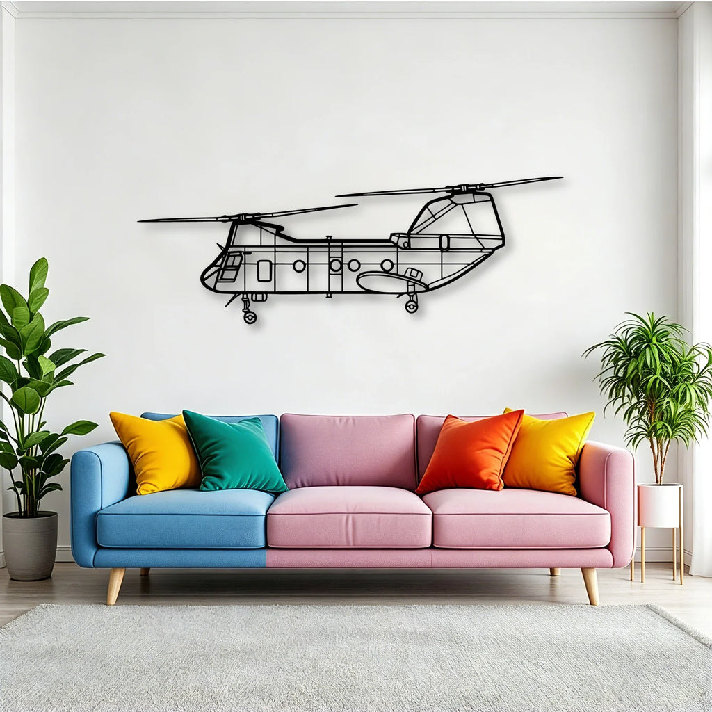 A Star Ba 2 Classic Aircraft Silhouette Metal Wall Art - Tinvibe