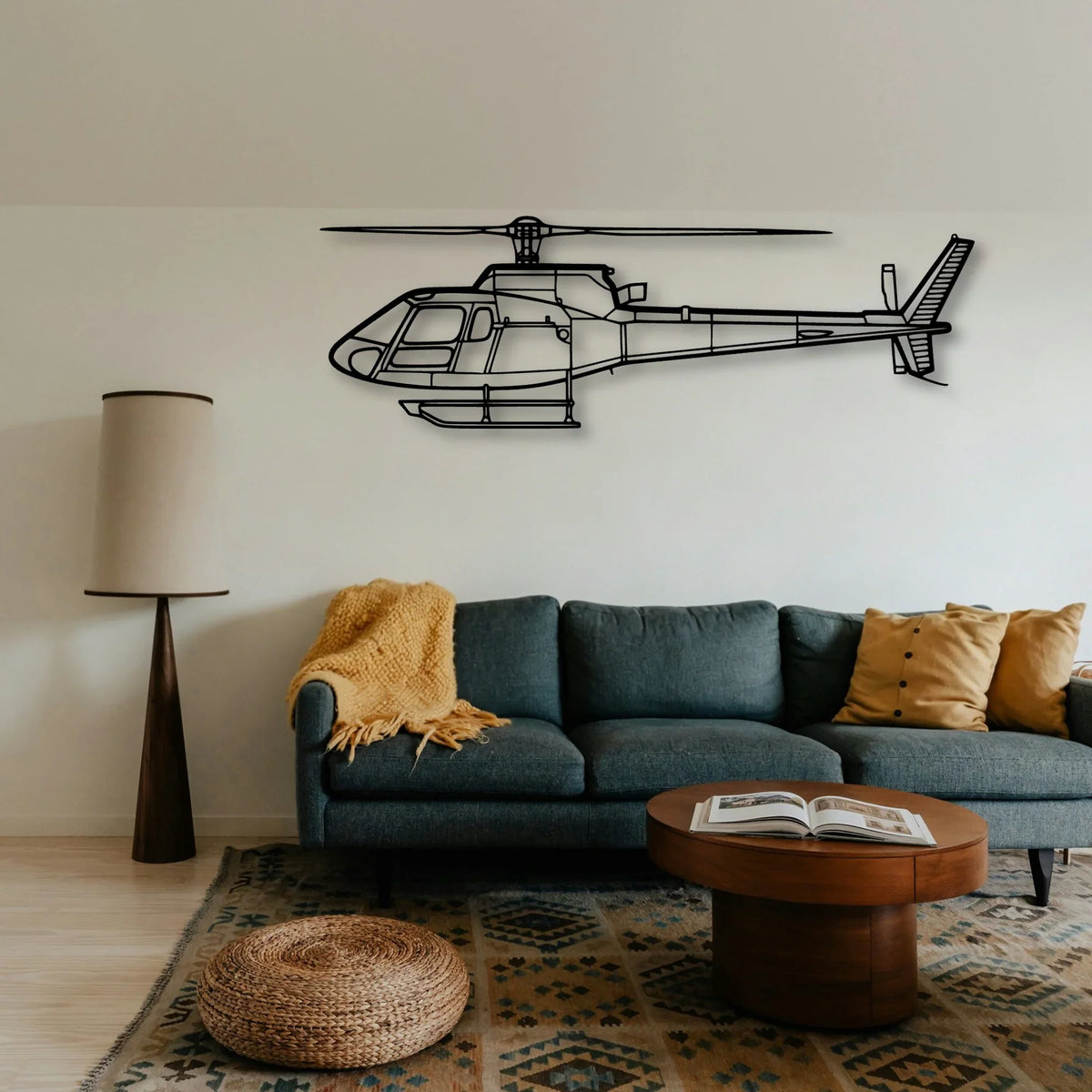 A Star Ba Classic Aircraft Silhouette Metal Wall Art - Tinvibe