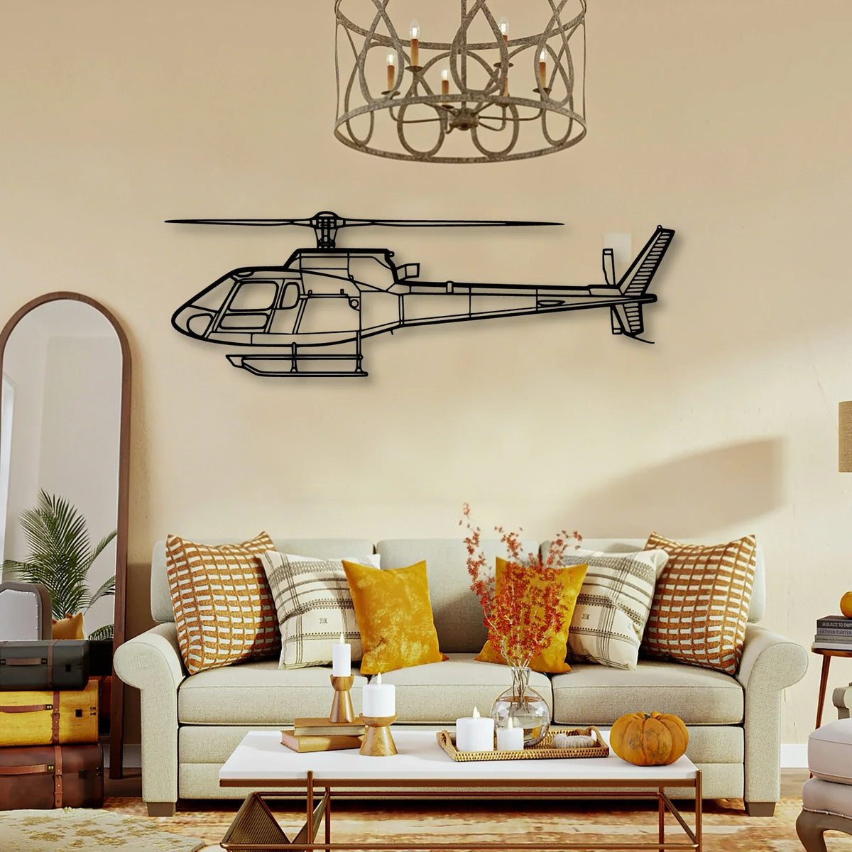 A Star Ba Classic Aircraft Silhouette Metal Wall Art - Tinvibe
